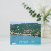 セントトマス帆船カスタム ポストカード (スタンド正面)