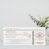 セントトマス結婚の搭乗券 セーブザデート (スタンド正面)