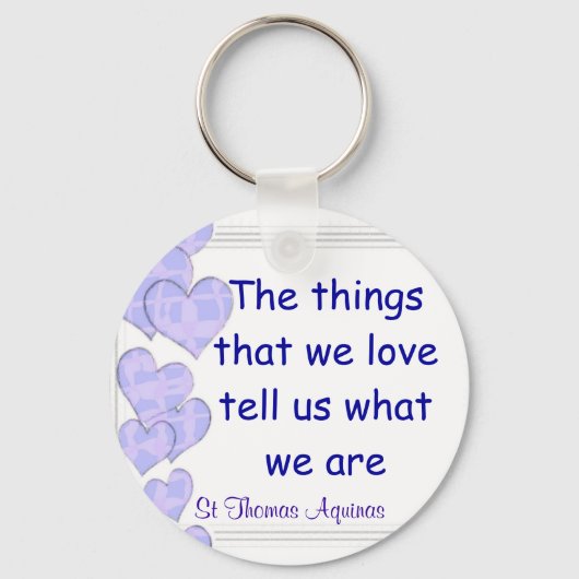 セントトマス・アクィナス・キーチェーン キーホルダー (正面)