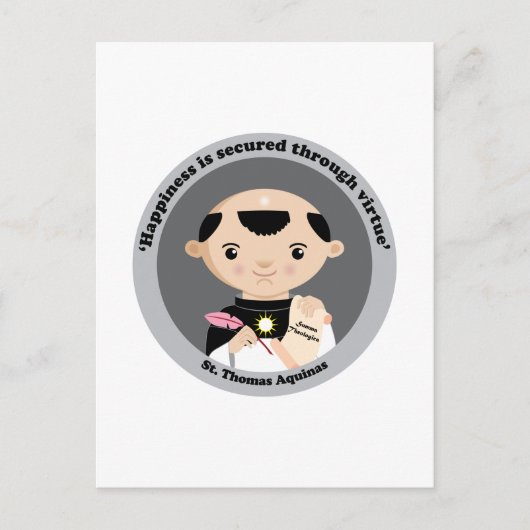 セントトマス・アクィナス ポストカード (正面)