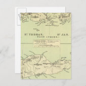 セントトマス、セントジャン、セントクロック ポストカード (正面/裏面)