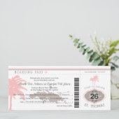 セントトマス・ブラウン&ピンクへの搭乗券 招待状 (スタンド正面)