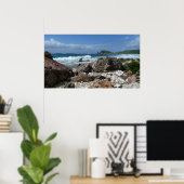 セントトマス・ロッキービーチ ポスター (ホームオフィス)