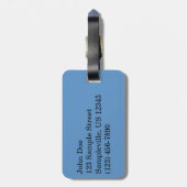 セントトマス・ロッキービーチ ラゲッジタグ (裏面縦)