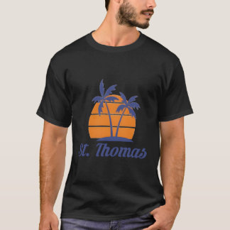 セントトマスUsviヴァージン諸島カリブのビーチ塔 Tシャツ