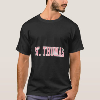 セントトマスUsvi Kバーシティスタイル Tシャツ