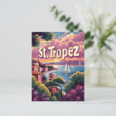 セントトロペスサンセット ポストカード (スタンド正面)