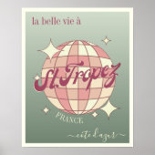 セントトロペスフランスコートダジュール装飾 ポスター (正面)