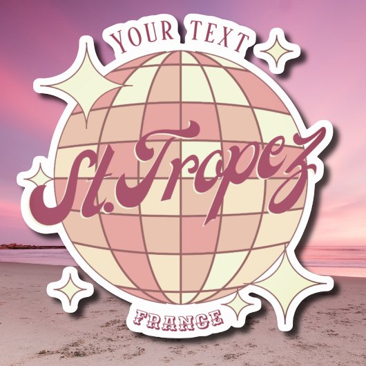 セントトロペスフランスホリデーデコールアクセサリー シール