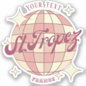 セントトロペスフランスホリデーデコールアクセサリー シール (正面)