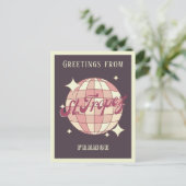 セントトロペスフランスレトロヴィンテージパーティーポストカード ポストカード (スタンド正面)