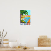 セントトロペスフランスヴィンテージ旅行 ポスター (キッチン)