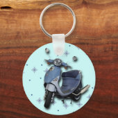 セントトロペス本物のバディ国際的スクーター キーホルダー (正面)