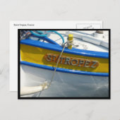 セントトロペス船 ポストカード (正面/裏面)