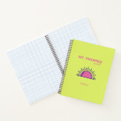 セントトロペ名門私立校風のス、緑 ノートブック (内部)