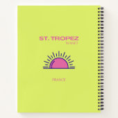 セントトロペ名門私立校風のス、緑 ノートブック (裏面)
