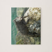 セントトーマスの岩の上のイグアナ ジグソーパズル (縦)