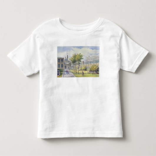 セントトーマスの病院の庭 トドラーTシャツ (正面)