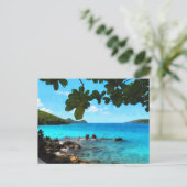 セントトーマスの穏やかなビーチ ポストカード (スタンド正面)