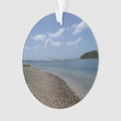 セントトーマスの距離で帆船 オーナメント (正面)