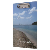 セントトーマスの距離で帆船 クリップボード (左)