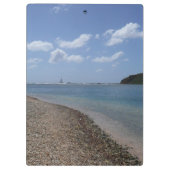 セントトーマスの距離で帆船 クリップボード (裏面)