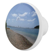 セントトーマスの距離で帆船 セラミックノブ (右)