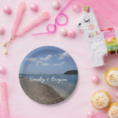 セントトーマスの距離で帆船 ペーパープレート (パーティー)