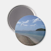 セントトーマスの距離で帆船 マグネット (正面/裏面)