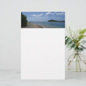 セントトーマスの距離で帆船 便箋 (スタンド正面)