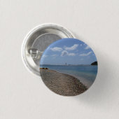 セントトーマスの距離で帆船 缶バッジ (正面&裏面)