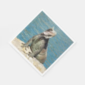 セントトーマスのIguana熱帯野生動物写真 スタンダードランチョンナプキン (角)