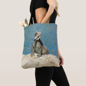 セントトーマスのIguana熱帯野生動物写真 トートバッグ (クローズアップ)