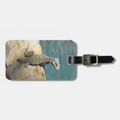 セントトーマスのIguana熱帯野生動物写真 ラゲッジタグ (正面横)