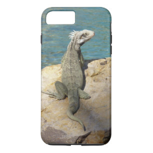 セントトーマスのIguana熱帯野生動物写真 iPhone 8 Plus/7 Plusケース