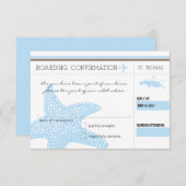 セントトーマスへの搭乗券のご予約受付中です。 出欠カード (正面/裏面)