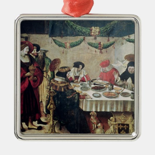 セントトーマスアクィナスおよびルイIX メタルオーナメント (正面)