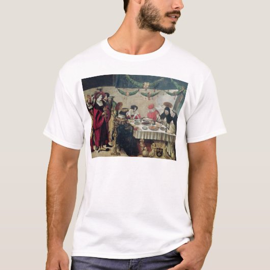 セントトーマスアクィナスおよびルイIX Tシャツ (正面)