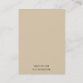 セントトーマスアクィナスの引用文のバラの神聖なカード 名刺 (裏面)