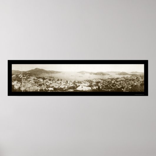 セントトーマスヴァージンアイレス写真1922 ポスター (正面)