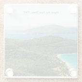 セントトーマス写真とガラスコアスター ガラスコースター (裏面)