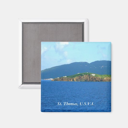 セントトーマス到着 マグネット (正面/裏面)