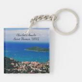 セントトーマス島キーチェーン キーホルダー (裏面)