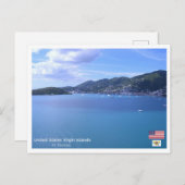 セントトーマス島 – 米国ヴァージン諸島 ポストカード (正面/裏面)