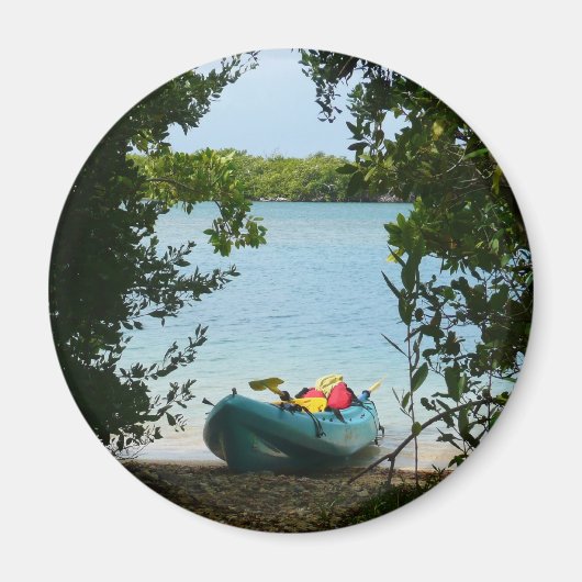 セントトーマス島、米領バージン諸島でのカヤッキング マグネット (正面)