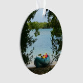 セントトーマス米ヴァージン諸島でカヤック オーナメント (正面)