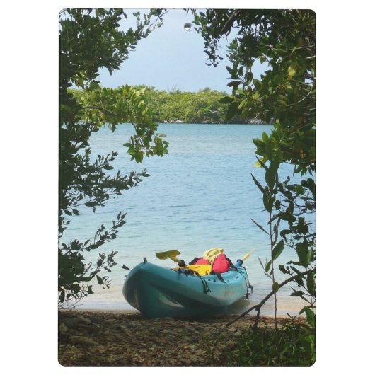 セントトーマス米ヴァージン諸島でカヤック クリップボード (裏面)