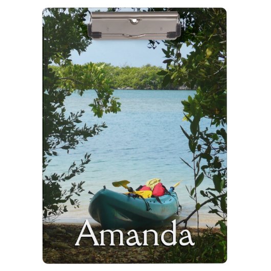 セントトーマス米ヴァージン諸島でカヤック クリップボード (正面)