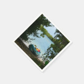 セントトーマス米ヴァージン諸島でカヤック スタンダードカクテルナプキン (角)