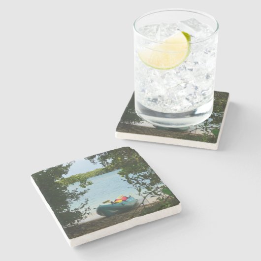 セントトーマス米ヴァージン諸島でカヤック ストーンコースター (横)